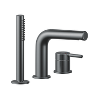 PI bateria wannowa 3 otworowa, grafit szczotkowany