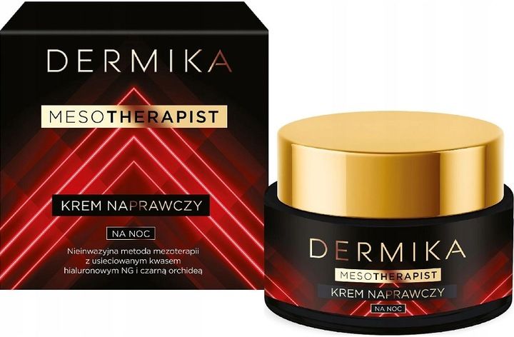 Dermika Mesotherapist Krem Naprawczy z Kwasem Hiauluronowym Na Noc 50ml zdjęcie 1
