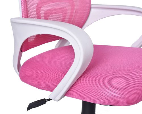 Fotel biurowy Bianco biało-różowy na Arena.pl