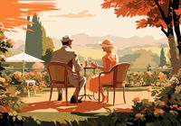 Plakat 66,5x46,5cm Retro Randka