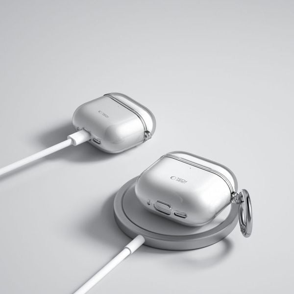 TECH-PROTECT FLEXAIR APPLE AIRPODS 4 ASH GREY zdjęcie 5