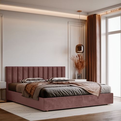 PANEL TAPICEROWANY BRUDNY RÓŻ WEZGŁOWIE 3D 90cm x 15cm na Arena.pl