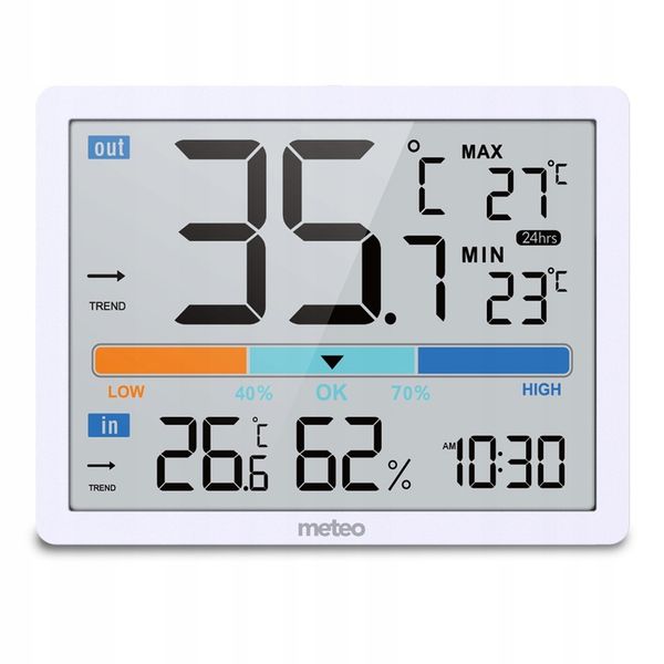 STACJA POGODOWA CYFROWA TERMOMETR METEO SP109 zdjęcie 4