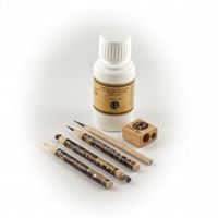 Zestaw Petit - Ołówki i płyn do czyszczenia i konserwacji monet A-gora Num