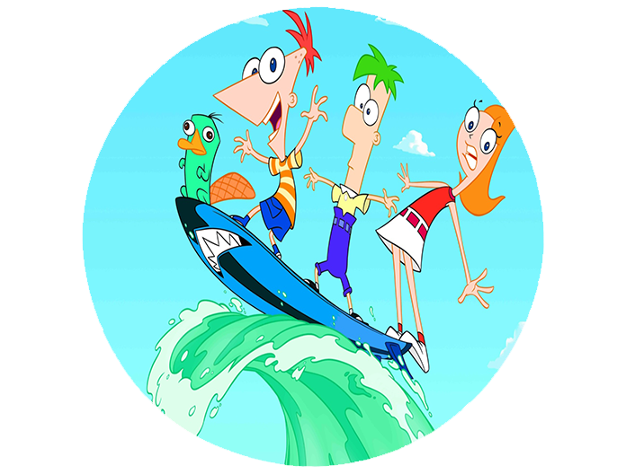 Opłatek na tort Fineasz i Ferb zdjęcie 1