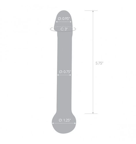 Glas - Realistic Head Glass Dildo na Arena.pl