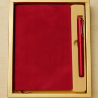 Zeszyt Zestaw Upominkowy Dziennik A5 Miękkiej Oprawie z długopisem TSG-435