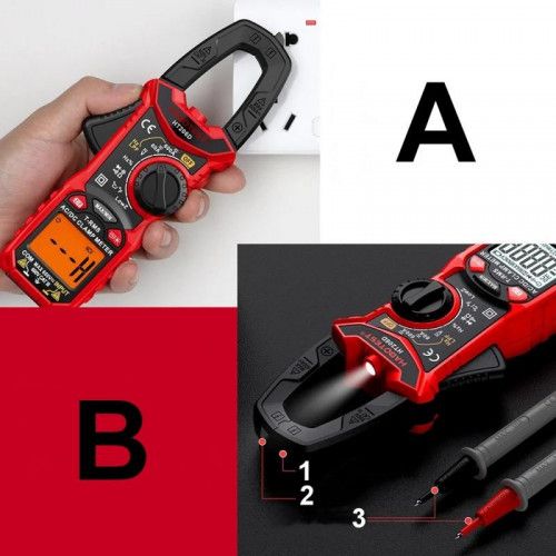 Multimetr cęgowy HT206D LCD latarka na Arena.pl