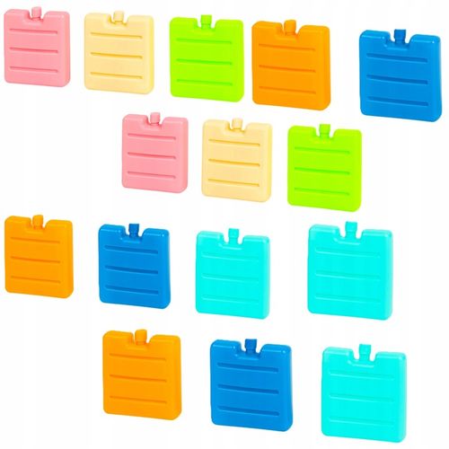 Małe Wkłady Chłodzące - Zestaw 21 Sztuk x 100 ml do Utrzymania Świeżości na Arena.pl