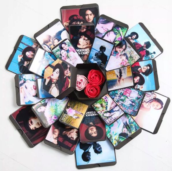 GOTOWE PUDEŁKO NIESPODZIANKA EXPLODING BOX + ZDJĘCIA zdjęcie 3