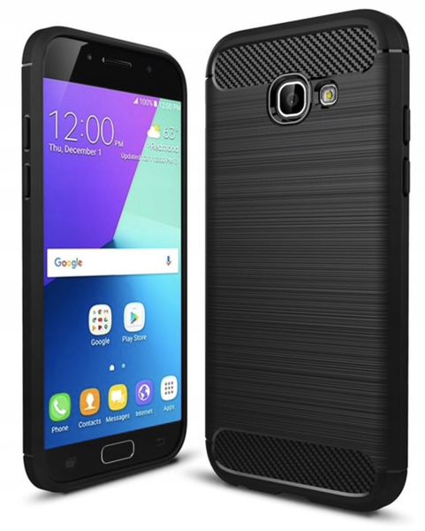 Spacecase Carbon Galaxy A5 2017 Czarny zdjęcie 2