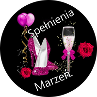 Opłatek na tort Buty Szpilki Whisky Drink Kwiaty Urodziny 18 30 40 50 60