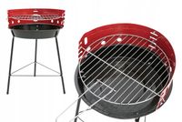 KLASYCZNY MINI GRILL WĘGLOWY TURYSTYCZNY OGRODOWY PRZENOŚNY + RUSZT 36CM