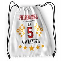 Plecak Pielęgniarki Sportowy Szkolny Worek Torba Z Nadrukiem Ze Zdjęciem