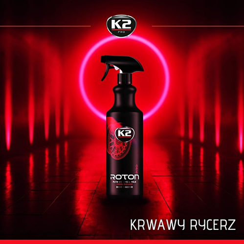 K2 Roton Pro 1L Szczotka Do Mycia Felg Płyn do Czyszczenia Kół Krwawa Felga na Arena.pl