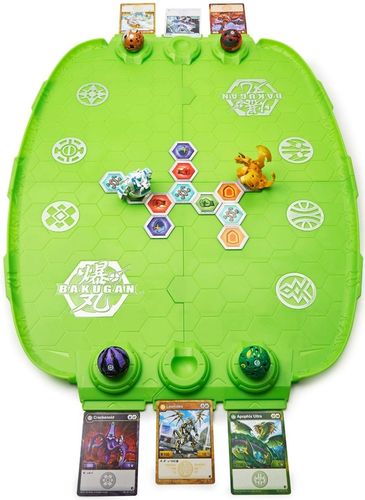 ZESTAW BAKUGAN BATTLE ARENA EVO LEONIDAS + FIGURKA I KARTY na Arena.pl