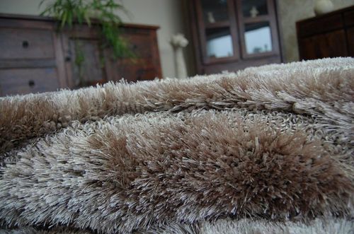Dywan SHAGGY SOFT - 3D 2243 brąz na Arena.pl
