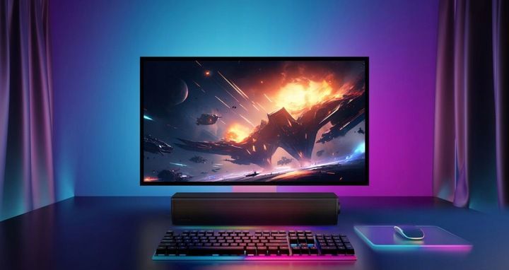 Creative Soundbar GS3 Sound Blaster 24W Bluetooth Podświetlenie RGB zdjęcie 2