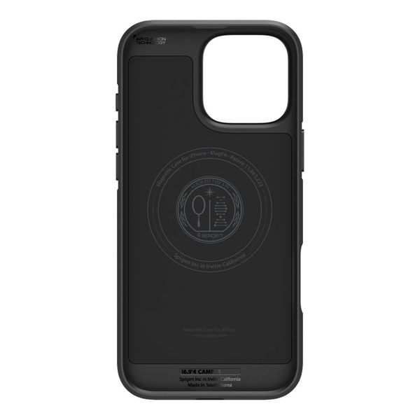 spigen core armor mag magsafe iphone 16 pro max matte black zdjęcie 3