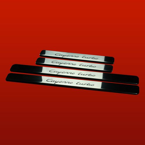 Listwa progowa PORSCHE CAYENNE 955 CAYENNE TURBO Stal nierdzewna 304 połysk na Arena.pl