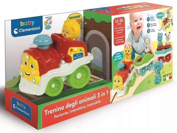 CLEMENTONI Interaktywny Pociąg Zwierzątka 50802 zdjęcie 1