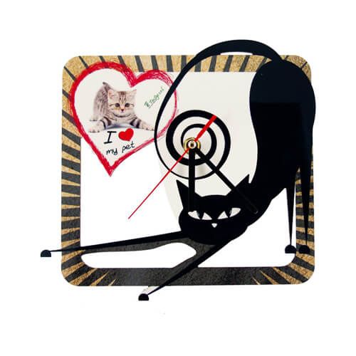 Zegar ścienny z MDF - Kot - Sublimacja Termotransfer na Arena.pl