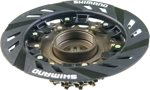Wolnobieg rowerowy Shimano 7 rzędowy nakręcany MF-TZ500-7 14-28T z osłoną na Arena.pl