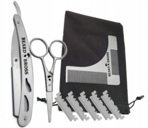 Zestaw Do Brody By My Beard Brzytwa Wzornik + Etui na Arena.pl