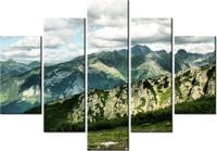 105CM 150CM OBRAZ 5 ELEM TATRY DRUK