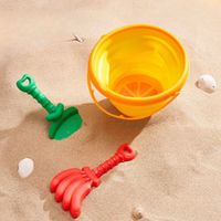 DLA DZIECI  DO PIASKOWNICY ZESTAW SKŁADANE WIADERKO