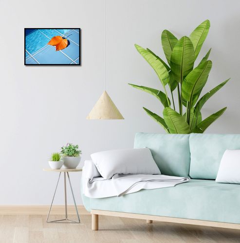 Plakat 45x30cm Liść przy Wodzie na Arena.pl