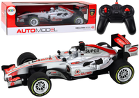 WYŚCIGÓWKA ZDALNIE STEROWANA  SREBRNA ŚWIATŁA DŹWIĘKI