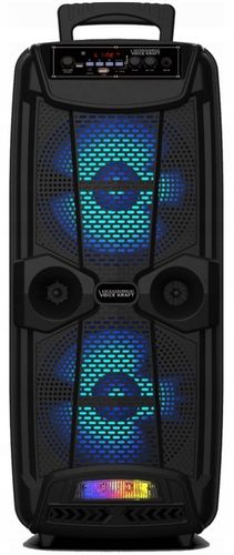 MOCNA KOLUMNA GŁOŚNIKOWA 600W PRZENOŚNA BLUETOOTH USB SD + MIKROFON na Arena.pl