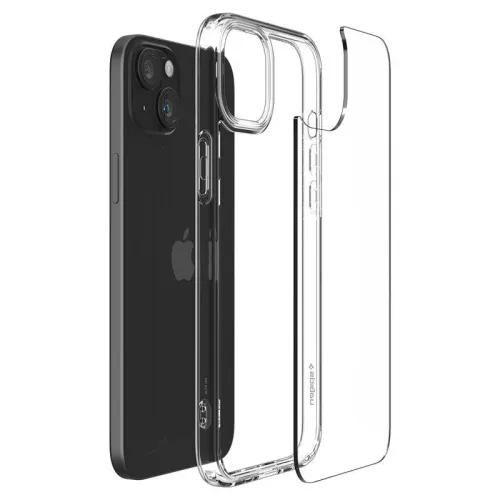 Etui Spigen Crystal Hybrid na iPhone 15 Plus - przezroczyste na Arena.pl