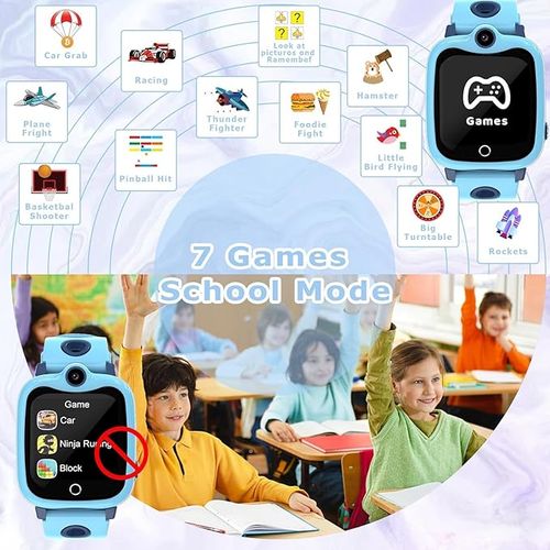 Smartwatch dla dzieci Smart-Trend Smartwatch SIM CARD niebieski 4G na Arena.pl