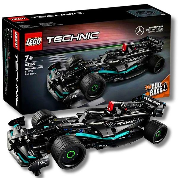 KLOCKI LEGO TECHNICZNE super samochód Pull-Back AMG F1 wyścigówka 240el. zdjęcie 8