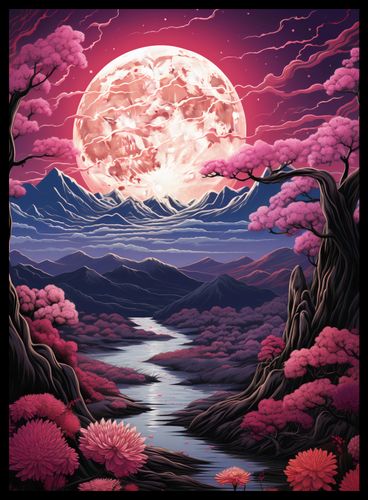Plakat 40x55cm Różowa Kraina Marzeń na Arena.pl