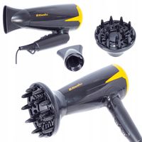 SUSZARKA DO WŁOSÓW TURBO 90km/h +DYFUZOR +KONCETRATOR RIWALL RDS-01