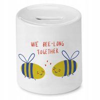 Skarbonka Prezent Walentynki We Bee-Long Together Z Nadrukiem Ze Zdjęciem