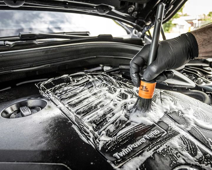 5X PĘDZLE PĘDZELKI DETAILINGOWE ZESTAW DO CZYSZCZENIA + ŚCIERECZKA ZESTAW zdjęcie 7