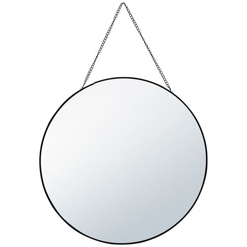 Lustro ścienne czarne okrągłe 29 cm na Arena.pl