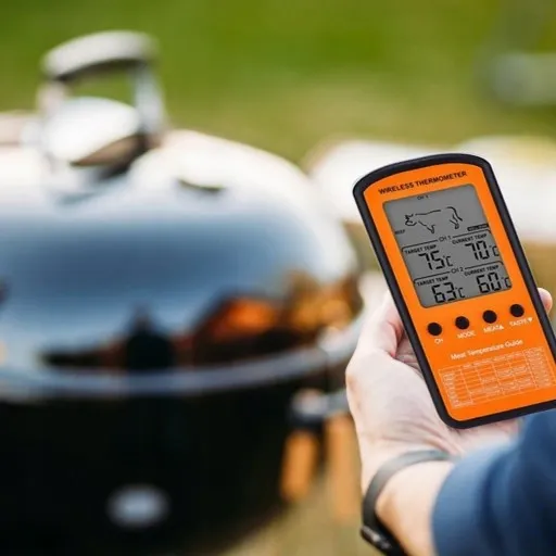 TERMOMETR DO WĘDZARNI MIĘS BEZPRZEWODOWY 2 SONDY zdjęcie 16