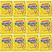 Blublo Żelki pianki bananki 80 g x 12 sztuk