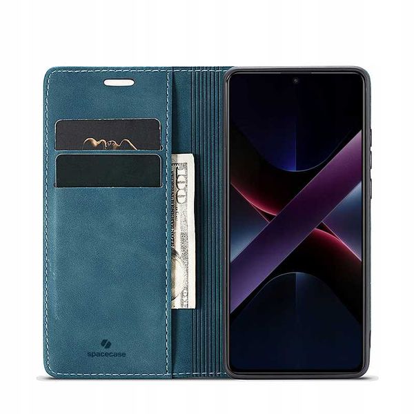 Spacecase Wallet Poco X7 Pro 5G Blue zdjęcie 7