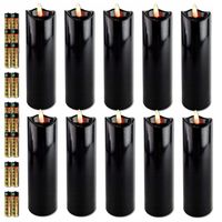 Wkład do Zniczy LED Wkłady 10szt Na Baterie Świeca Znicz Świeczka Zestaw