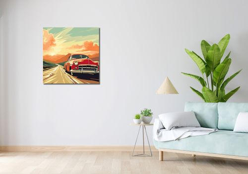 Obraz 70x70cm Przygoda Czeka na Arena.pl