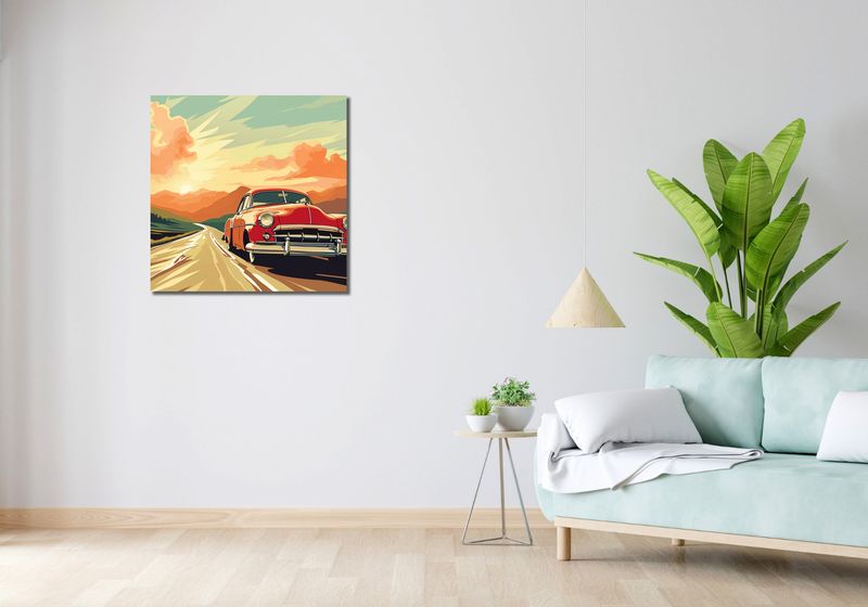 Obraz 70x70cm Przygoda Czeka zdjęcie 2