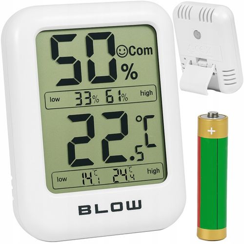 TERMOMETR LCD MINI STACJA POGODOWA POGODY HIGROMETR ZESTAW MAGNES na Arena.pl