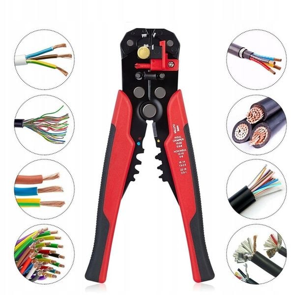 Szczypce do ściągania izolacji i zaciskania 5w1 zdjęcie 8