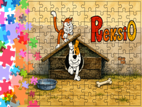 Puzzle tradycyjne - Reksio
